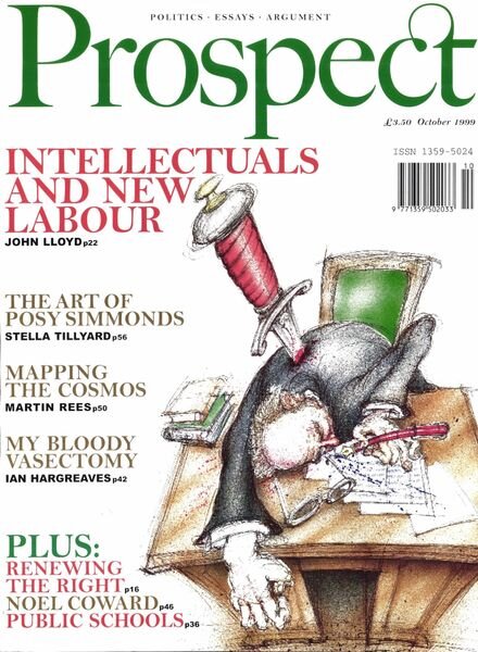 Prospect Magazine – October 1999 Cover