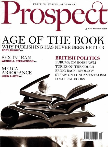 Prospect Magazine – October 2002 Cover