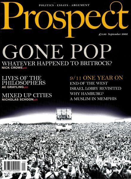Prospect Magazine – September 2002 Cover