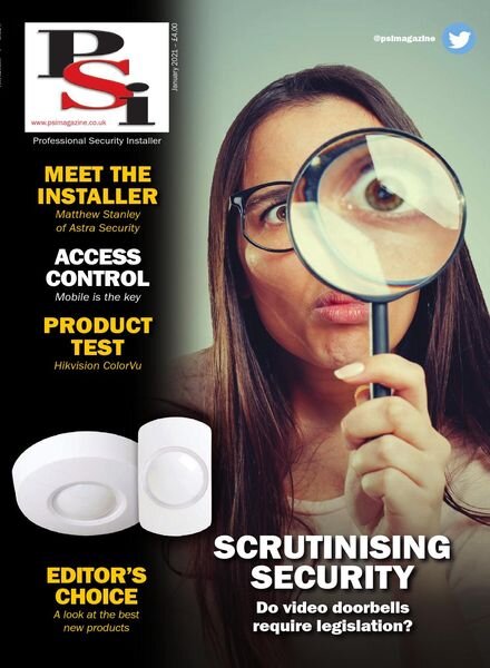 PSI Professional Security Installer – January 2021 Cover