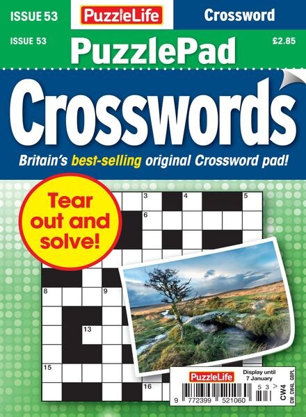 PuzzleLife PuzzlePad Crosswords – 07 January 2021 Cover