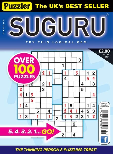 Puzzler Suguru – December 2020 Cover