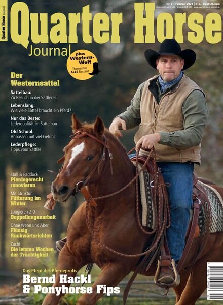 Quarter Horse Journal – 25 Januar 2021 Cover