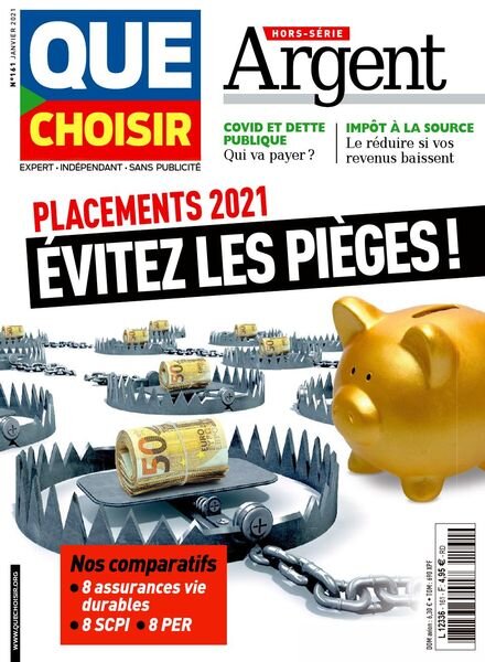 Que Choisir – Hors-Serie Argent – Janvier 2021 Cover