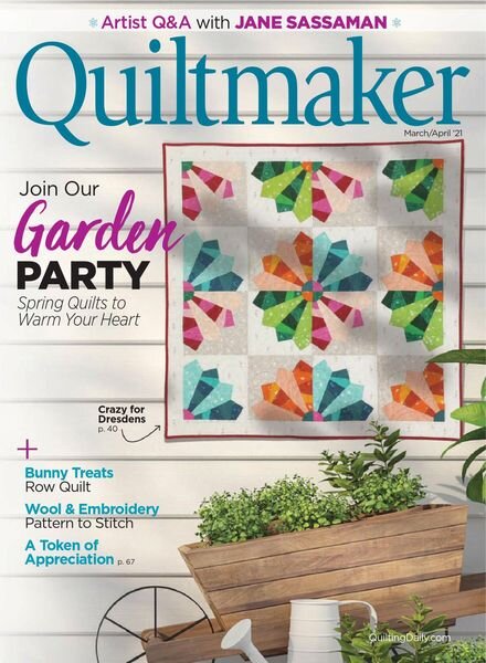 Quiltmaker – March 2021 Cover