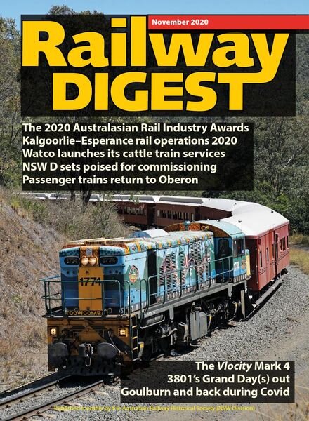 Railway Digest – November 2020 Cover
