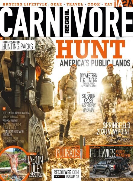 RECOIL Presents Carnivore – December 2020 Cover