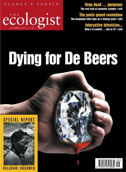 Resurgence & Ecologist – Ecologist, Vol 33 N 7 – Sep 2003 Cover