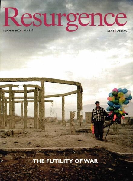 Resurgence & Ecologist – Resurgence, 218 – May-June 2003 Cover