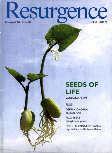 Resurgence & Ecologist – Resurgence, 225 – July-August 2004 Cover