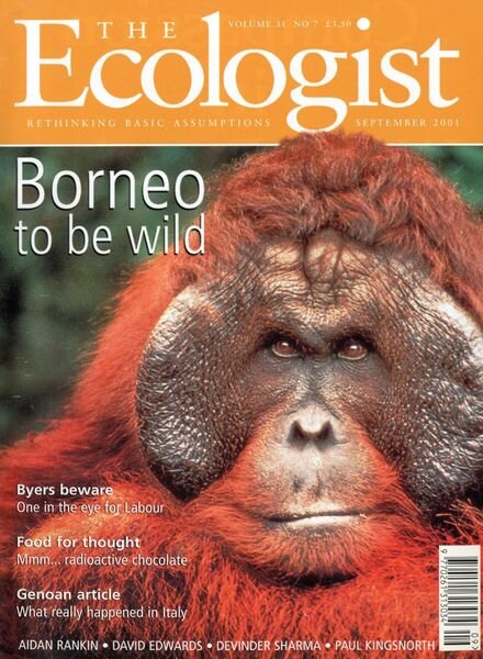 Resurgence & Ecologist – Ecologist, Vol 31 N 7 – Sepember 2001 Cover