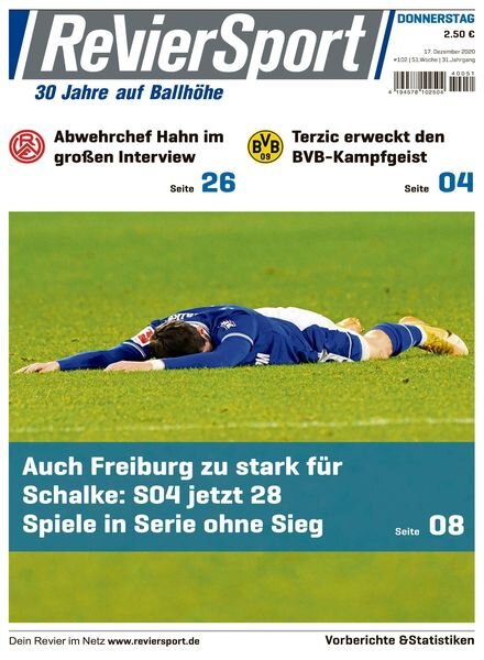 RevierSport – 17 Dezember 2020 Cover