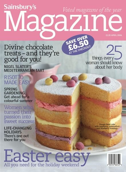 Sainsbury’s Magazine – April 2006 Cover