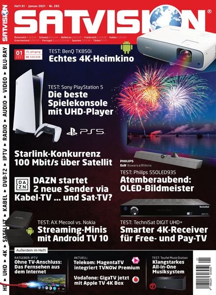 Satvision – Januar 2021 Cover