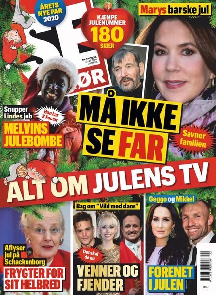 SE og HOR – 21 december 2020 Cover