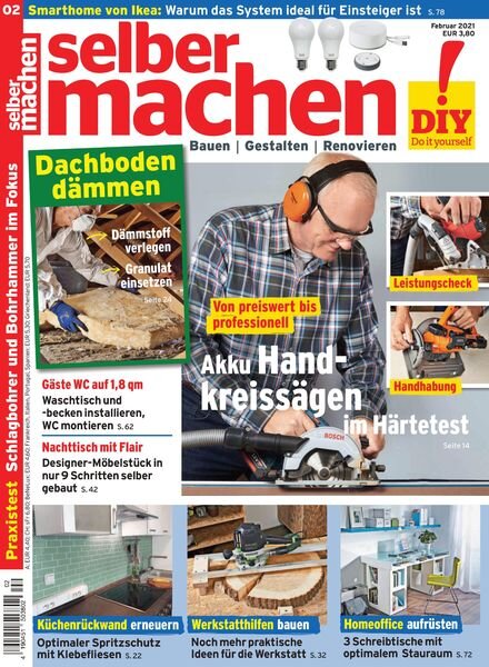selber machen – 08 Januar 2021 Cover