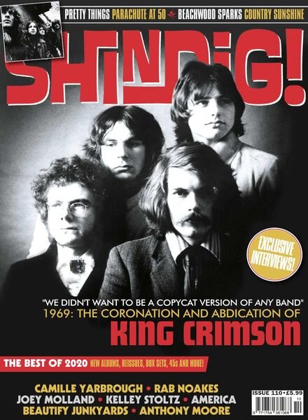 Shindig! – Issue 110 – December 2020 Cover