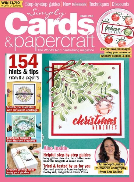 Simply Cards & Papercraft – Issue 210 – October 2020 Cover