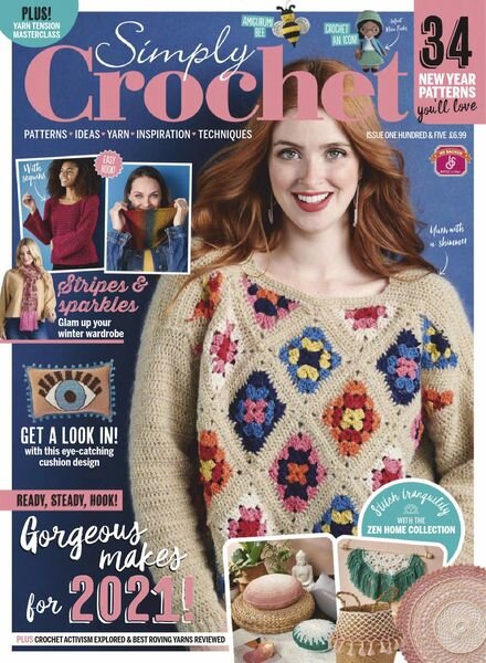 Simply Crochet – January 2021 Cover