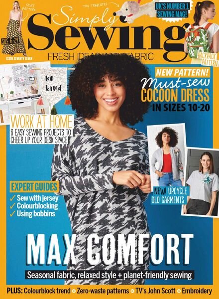 Simply Sewing – February 2021 Cover
