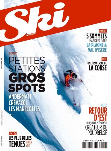 Ski Magazine – Janvier 2021 Cover