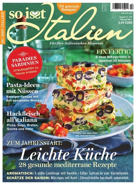 So isst Italien – 05 Januar 2021 Cover