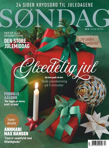 Sondag – 19 december 2020 Cover