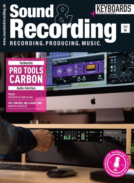 Sound & Recording – 04 Dezember 2020 Cover