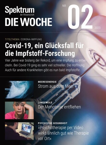 Spektrum Die Woche – 14 Januar 2021 Cover