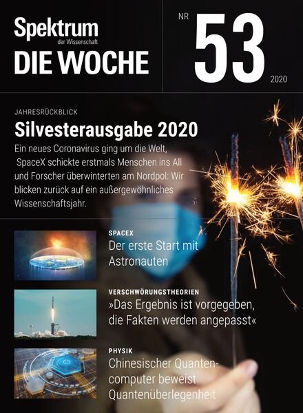Spektrum – Die Woche – 30 Dezember 2020 Cover