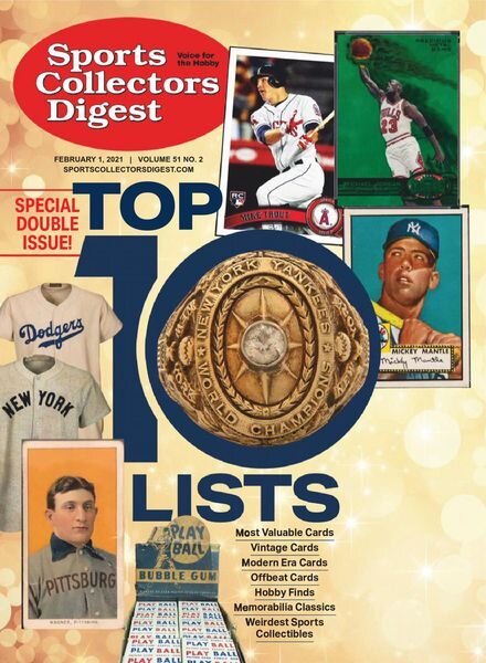 Sports Collectors Digest – February 2021 Cover