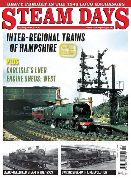 Steam Days – January 2021 Cover