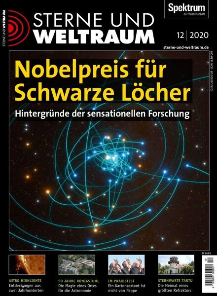 Sterne und Weltraum – Dezember 2020 Cover