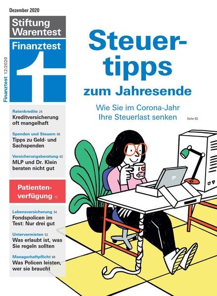Stiftung Warentest Finanztest – Dezember 2020 Cover
