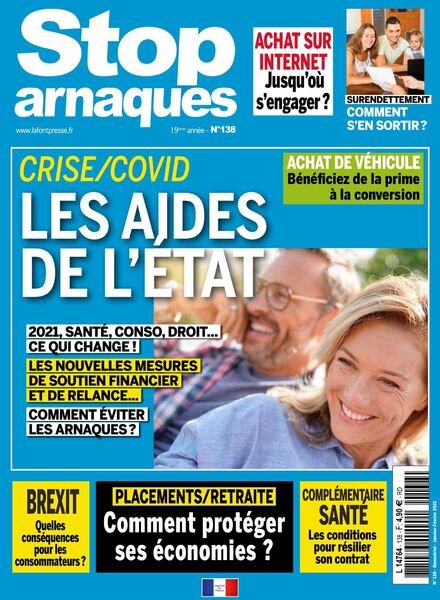 Stop Arnaques – Janvier-Fevrier 2021 Cover