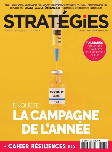 Strategies – 3 Decembre 2020 Cover
