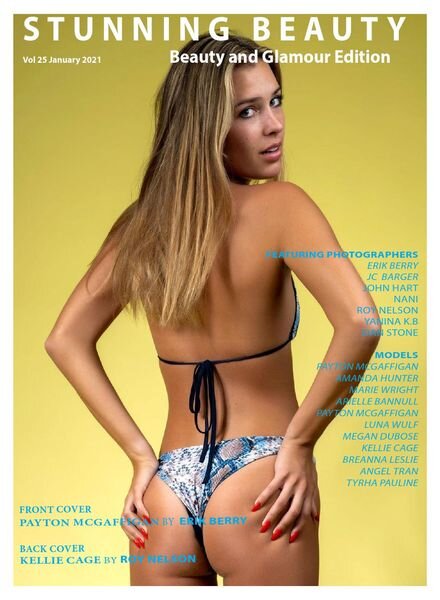 Stunning Beauty – Beauty and Glamour Volume 25 January 2021 Cover