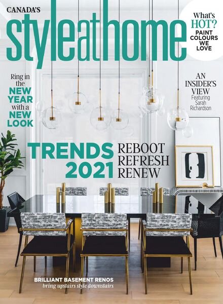 Style at Home Canada – January 2021 Cover