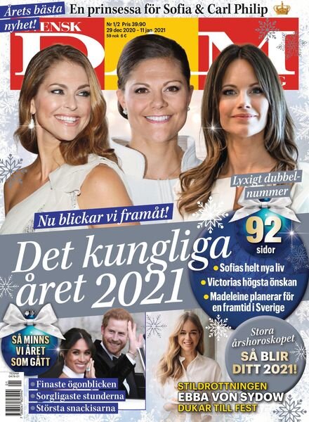 Svensk Damtidning – 29 december 2020 Cover