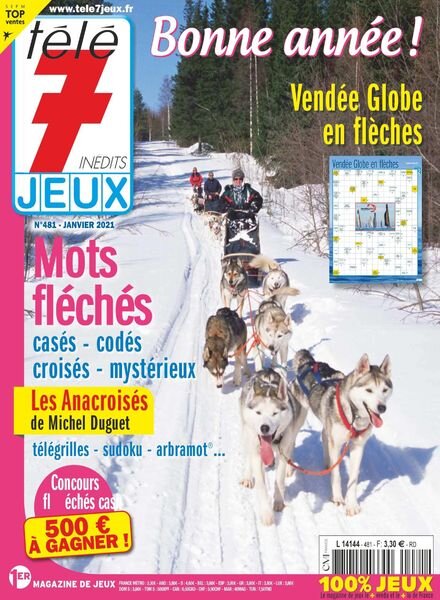 Tele 7 Jeux – Janvier 2021 Cover