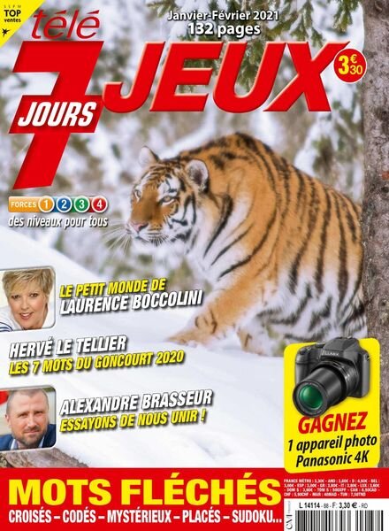 Tele 7 Jours Jeux – Janvier-Fevrier 2021 Cover