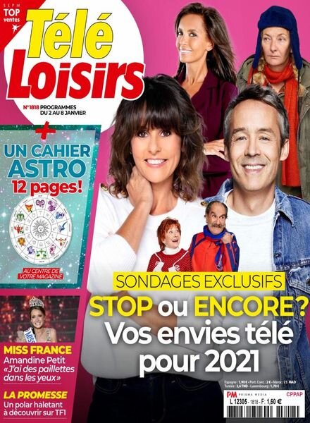 Tele Loisirs – 28 Decembre 2020 Cover