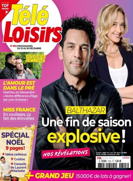 Tele Loisirs – 7 Decembre 2020 Cover