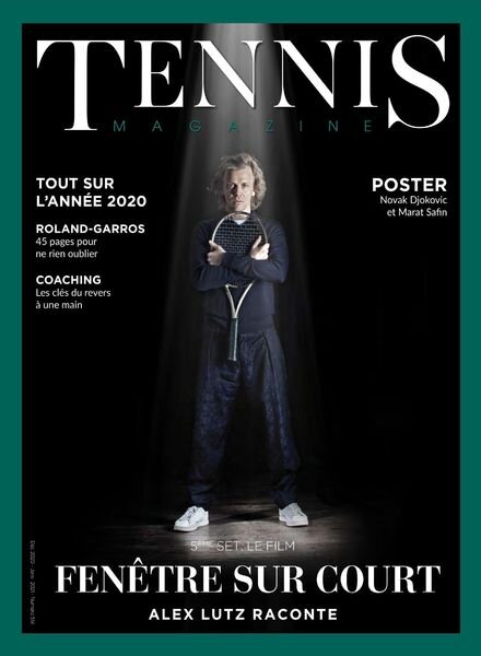 Tennis Magazine – Decembre 2020 – Janvier 2021 Cover