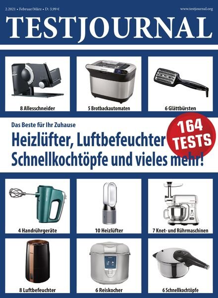 TESTJOURNAL – 15 Januar 2021 Cover