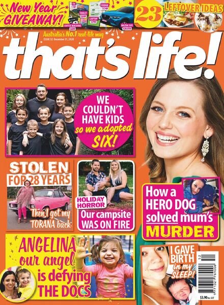 that’s life! – December 31, 2020 Cover