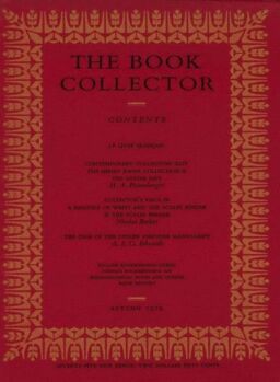 The Book Collector – Autumn, 1972