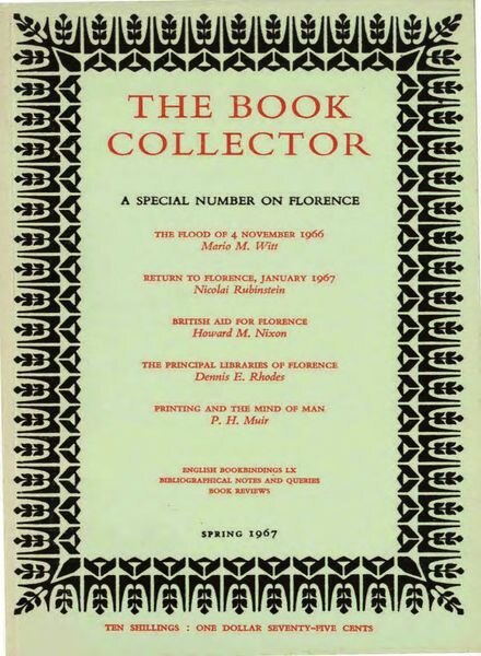 The Book Collector – Spring 1967 Cover