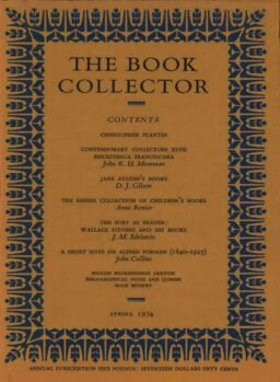 The Book Collector – Spring 1974