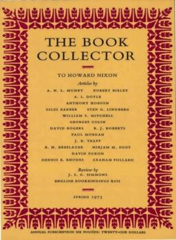 The Book Collector – Spring 1975